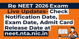 Re NEET 2026 Exam Live Updates